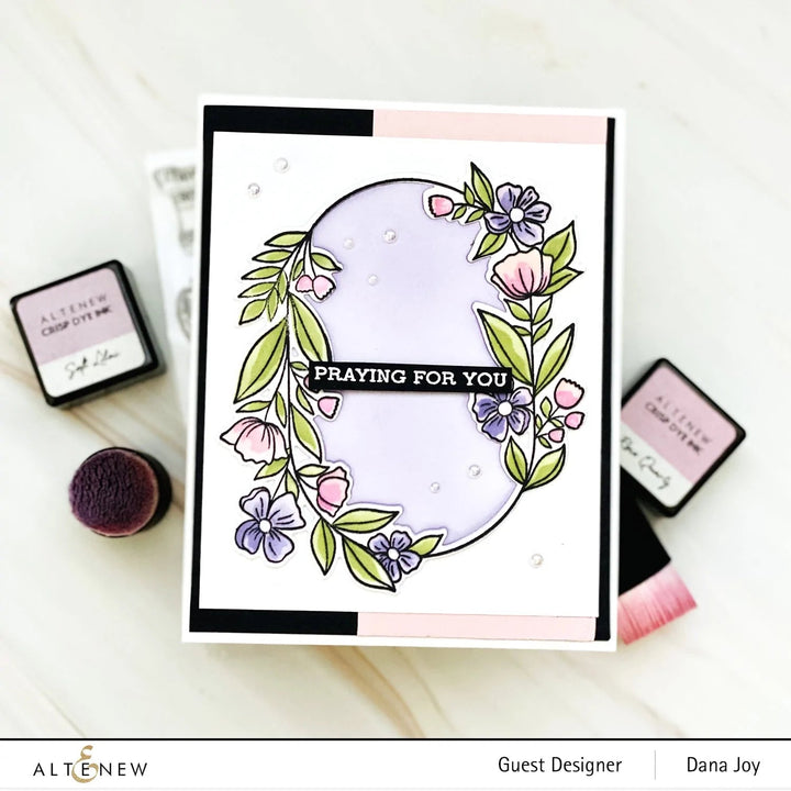 Stamp & Die & Stencil Bundle Sentimental Florals
