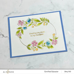 Stamp & Die & Stencil Bundle Sentimental Florals