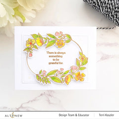 Stamp & Die & Stencil Bundle Sentimental Florals