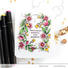 Stamp & Die & Stencil Bundle Sentimental Florals