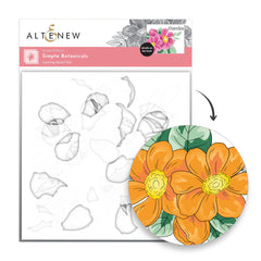 Stamp & Die & Stencil Bundle Simple Botanicals