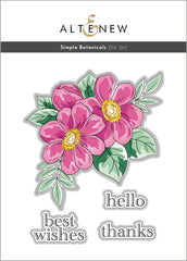 Stamp & Die & Stencil Bundle Simple Botanicals