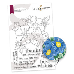 Stamp & Die & Stencil Bundle Simple Botanicals