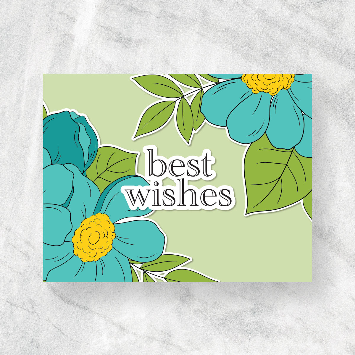 Stamp & Die & Stencil Bundle Simple Botanicals