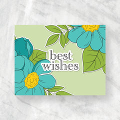 Stamp & Die & Stencil Bundle Simple Botanicals