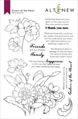 Stamp & Die & Stencil Bundle Sisters Of The Heart