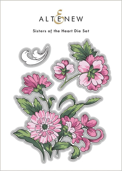 Stamp & Die & Stencil Bundle Sisters Of The Heart