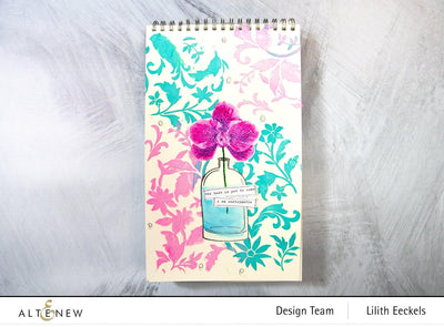 Stamp & Die & Stencil Bundle Spotted Orchid