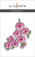Stamp & Die & Stencil Bundle Stunning Sakura