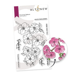 Stamp & Die & Stencil Bundle Stunning Sakura