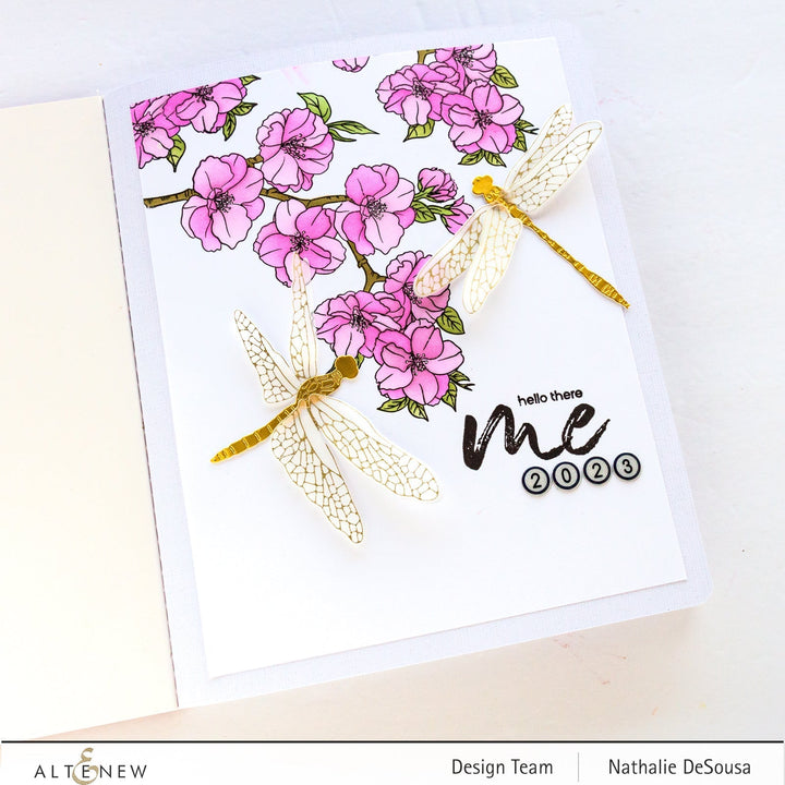 Stamp & Die & Stencil Bundle Stunning Sakura