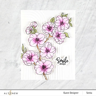 Stamp & Die & Stencil Bundle Stunning Sakura
