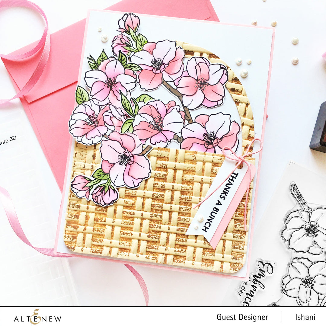 Stamp & Die & Stencil Bundle Stunning Sakura
