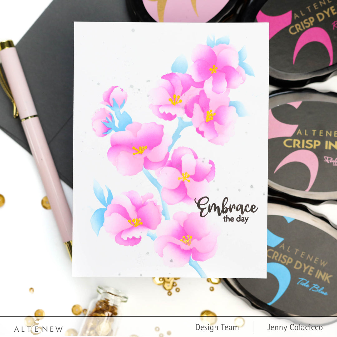 Stamp & Die & Stencil Bundle Stunning Sakura