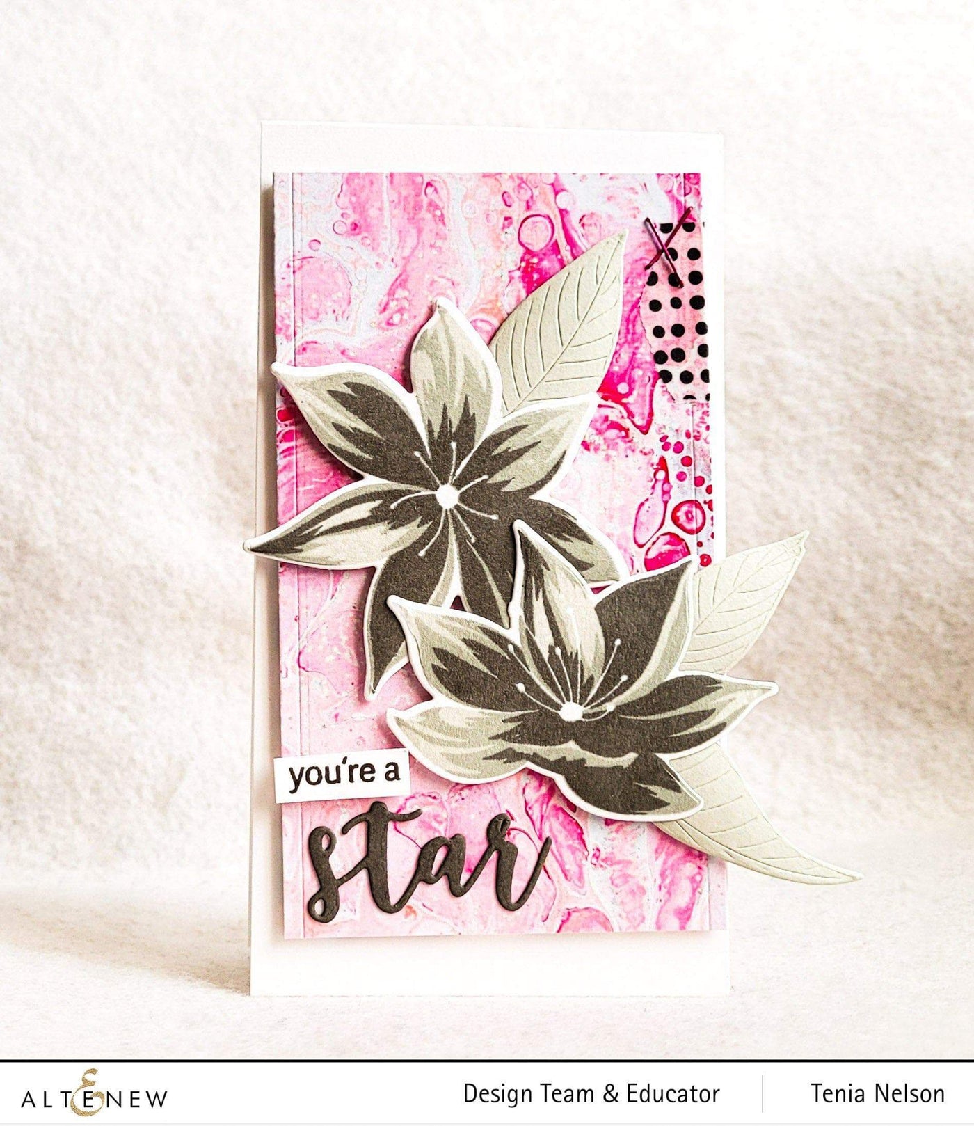 Stamp & Die & Stencil Bundle Stunning Starflowers