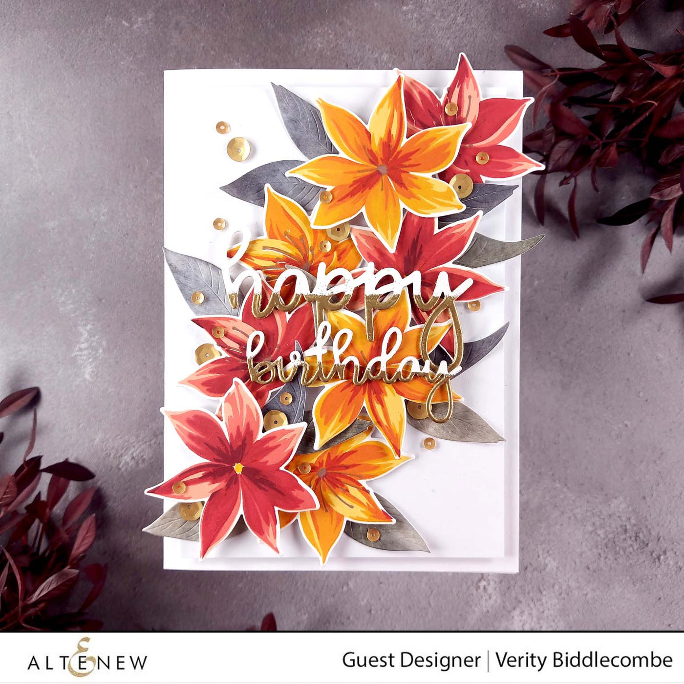 Stamp & Die & Stencil Bundle Stunning Starflowers