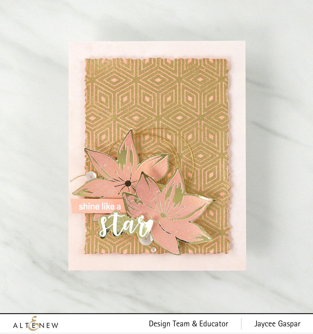 Stamp & Die & Stencil Bundle Stunning Starflowers