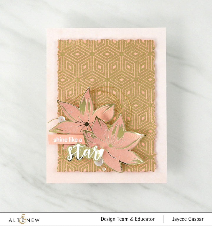 Stamp & Die & Stencil Bundle Stunning Starflowers