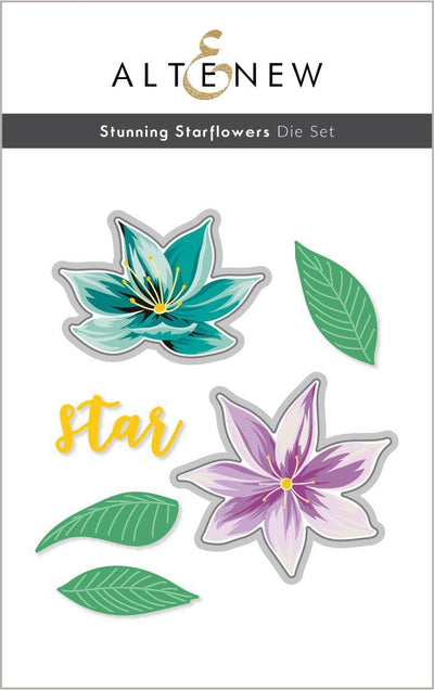 Stamp & Die & Stencil Bundle Stunning Starflowers