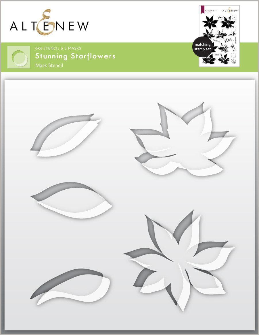 Stamp & Die & Stencil Bundle Stunning Starflowers