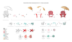 Stamp & Die & Stencil Bundle Summer Wishes