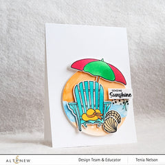 Stamp & Die & Stencil Bundle Summer Wishes