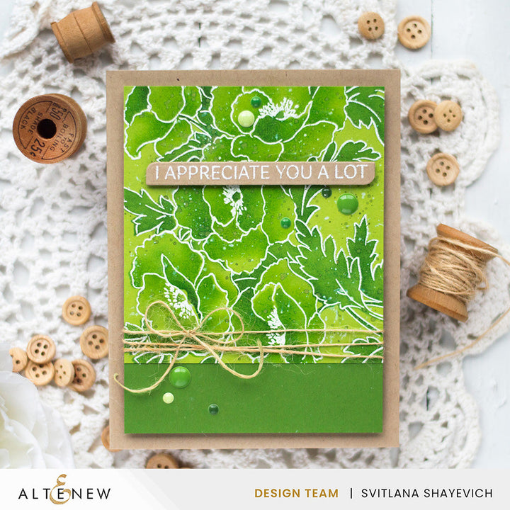 Stamp & Die & Stencil Bundle Summer Wishes