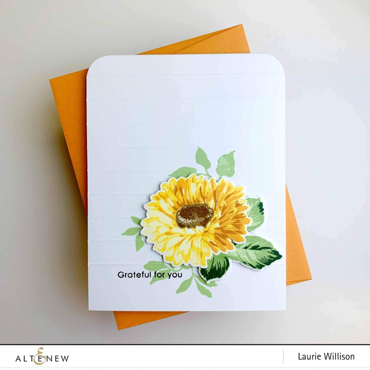 Stamp & Die & Stencil Bundle Sunflower Daisy