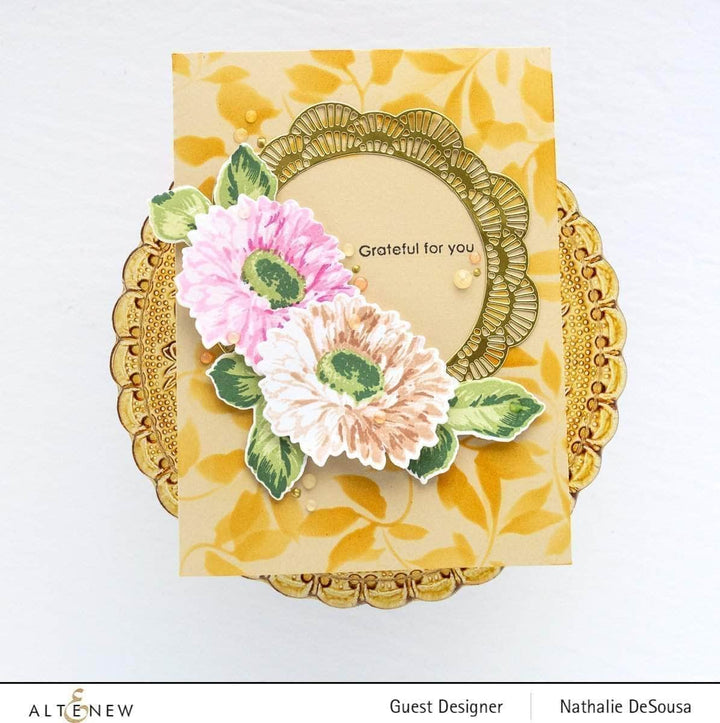 Stamp & Die & Stencil Bundle Sunflower Daisy