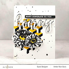 Stamp & Die & Stencil Bundle Sunflower Daisy