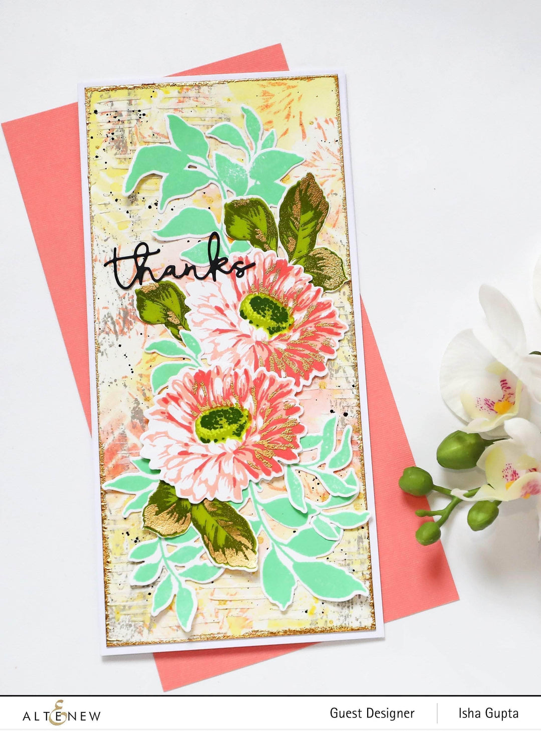 Stamp & Die & Stencil Bundle Sunflower Daisy