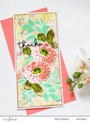 Stamp & Die & Stencil Bundle Sunflower Daisy