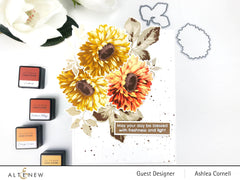Stamp & Die & Stencil Bundle Sunflower Daisy
