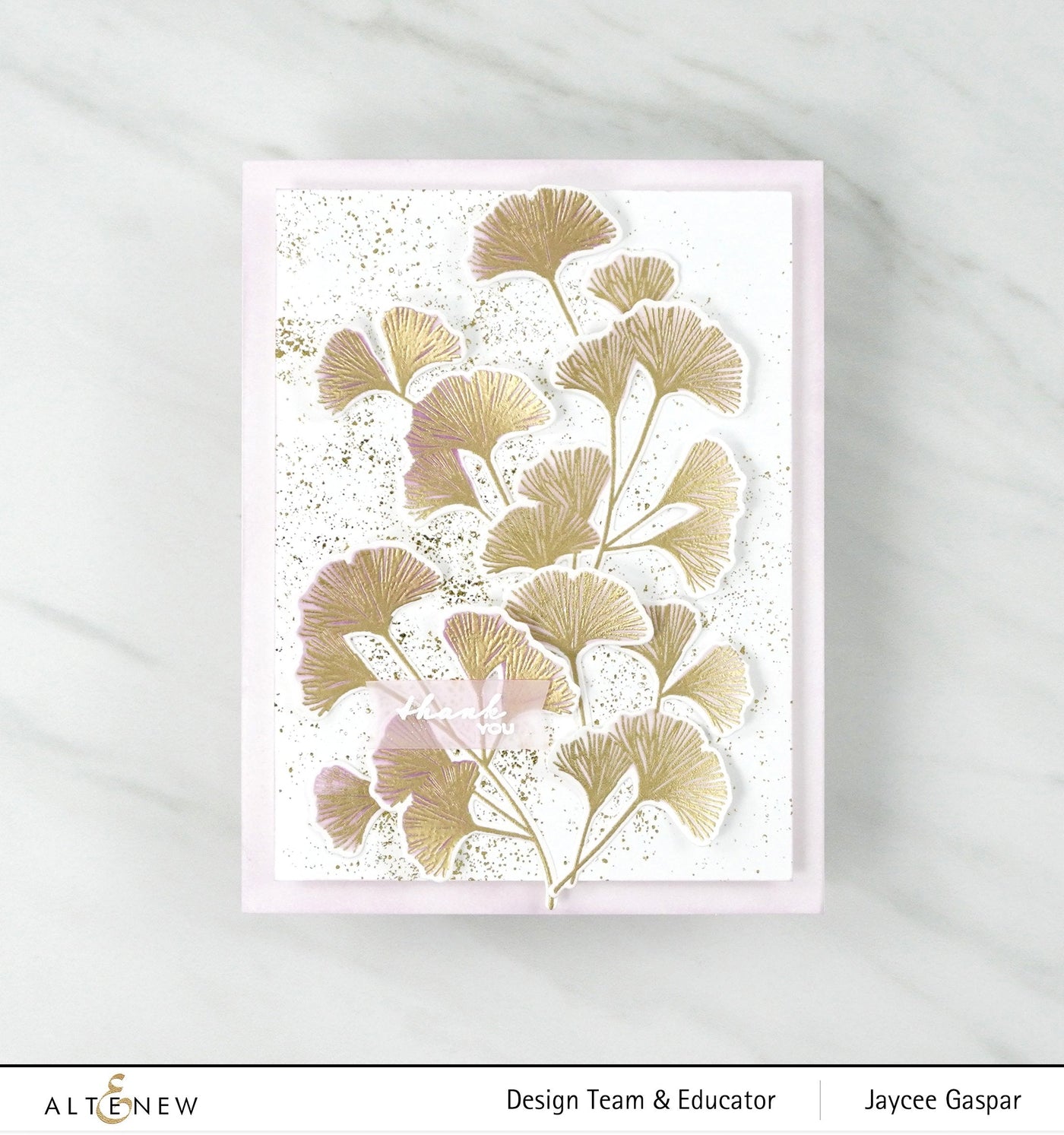 Stamp & Die & Stencil Bundle Sweet Ginkgo