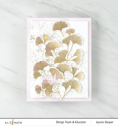 Stamp & Die & Stencil Bundle Sweet Ginkgo