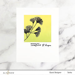 Stamp & Die & Stencil Bundle Sweet Ginkgo