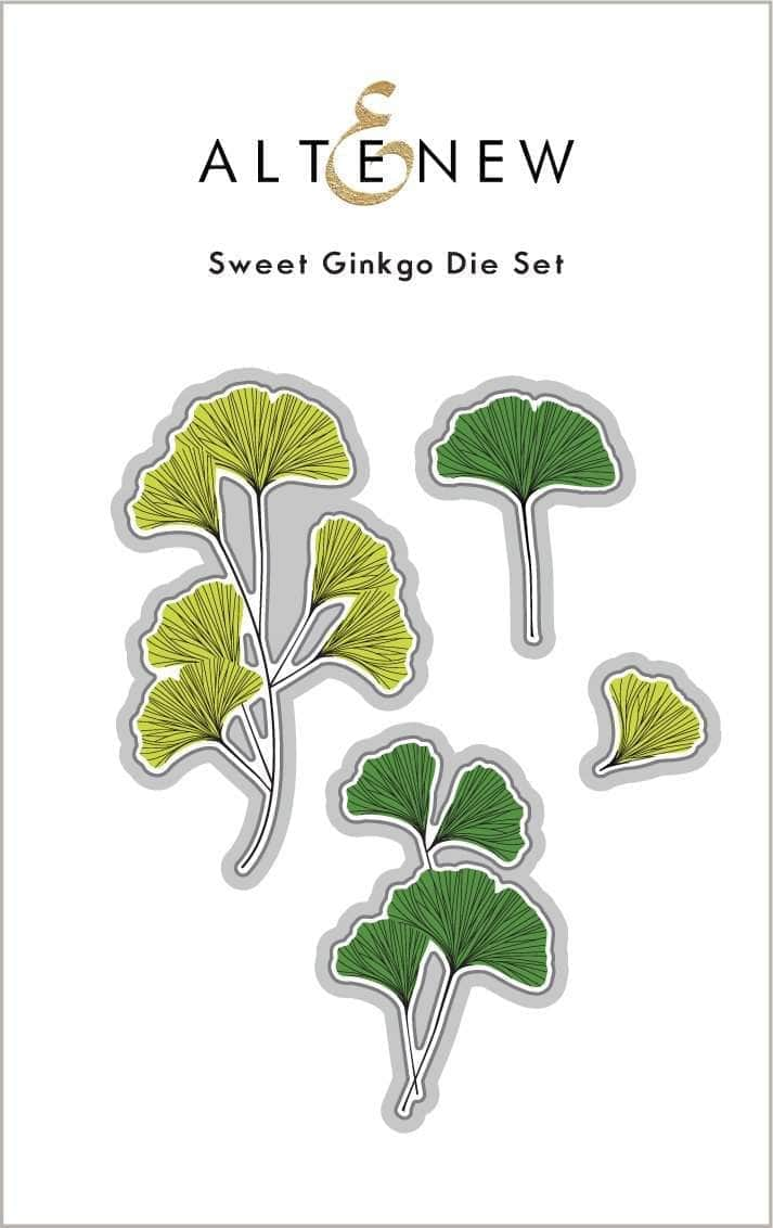 Stamp & Die & Stencil Bundle Sweet Ginkgo