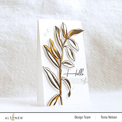 Stamp & Die & Stencil Bundle Tall Foliage