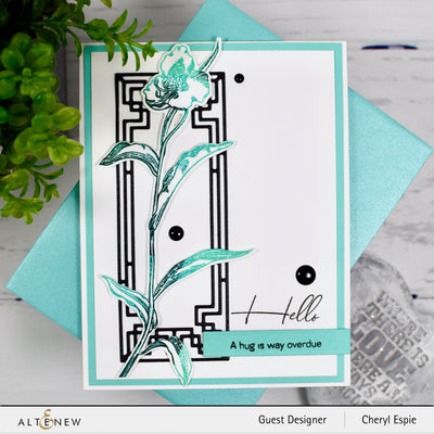 Stamp & Die & Stencil Bundle Tall Foliage