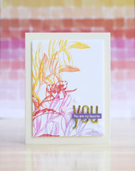 Stamp & Die & Stencil Bundle Tall Foliage