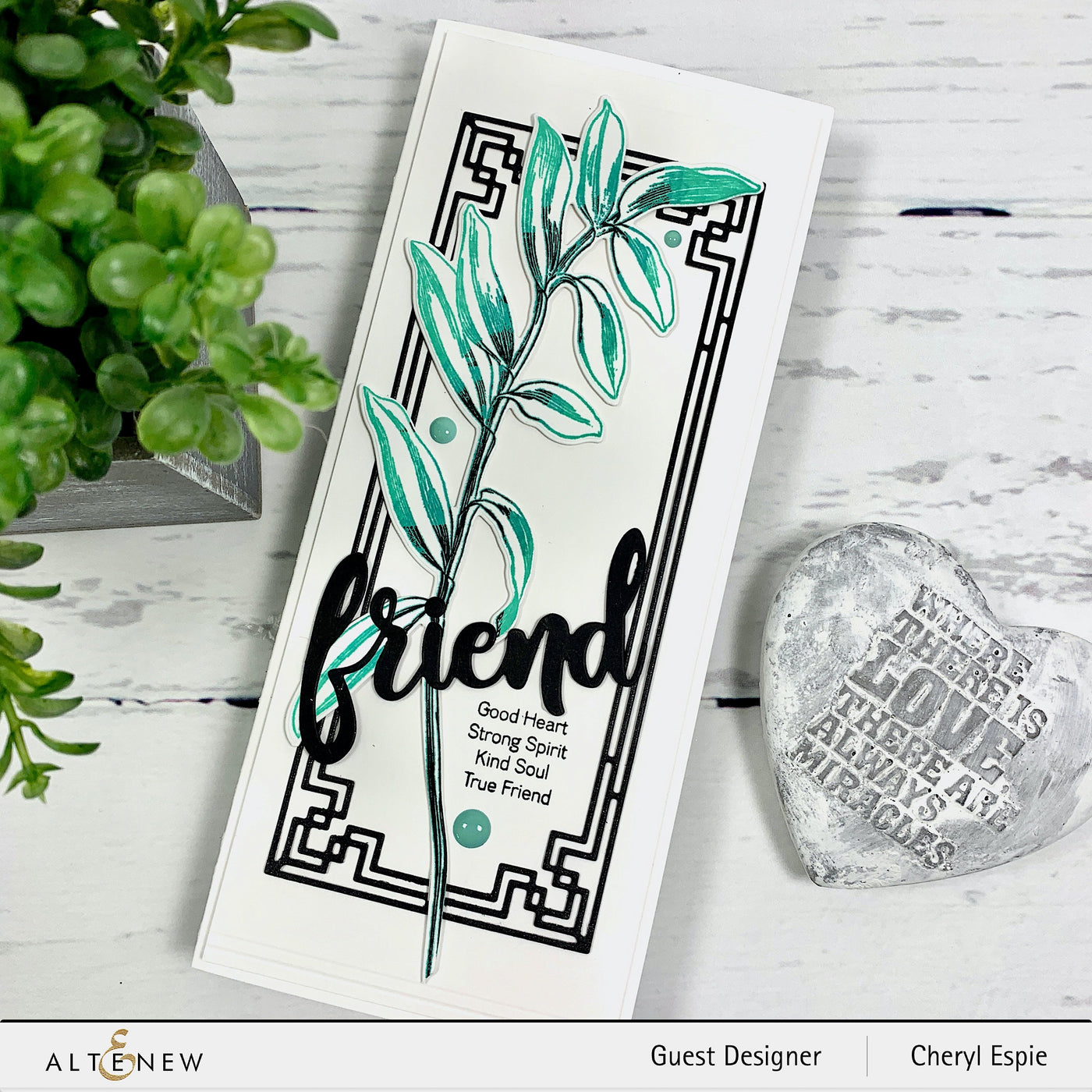 Stamp & Die & Stencil Bundle Tall Foliage