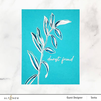 Stamp & Die & Stencil Bundle Tall Foliage