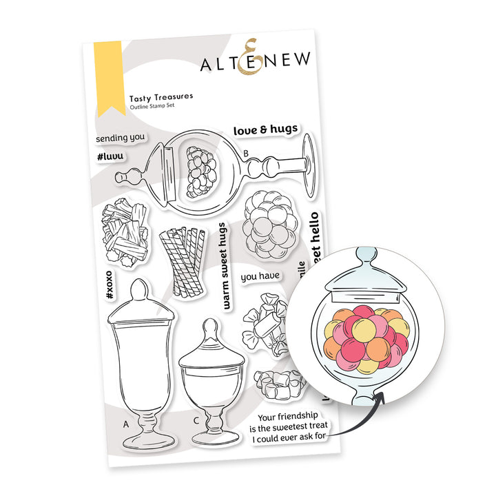 Stamp & Die & Stencil Bundle Tasty Treasures