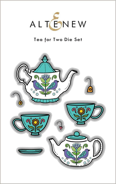 Stamp & Die & Stencil Bundle Tea For Two