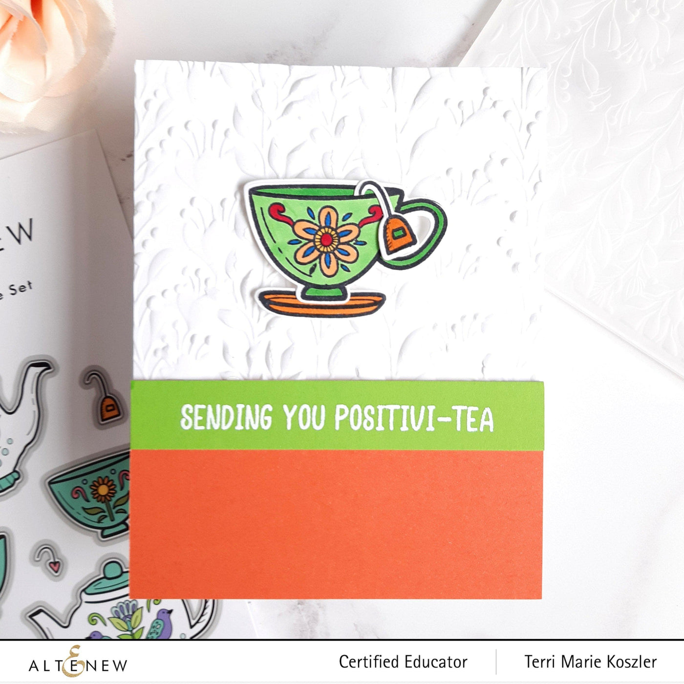 Stamp & Die & Stencil Bundle Tea For Two