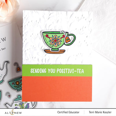 Stamp & Die & Stencil Bundle Tea For Two