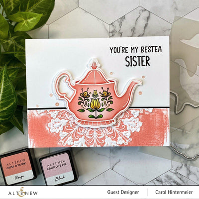 Stamp & Die & Stencil Bundle Tea For Two