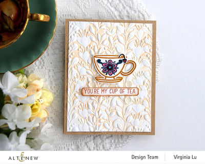 Stamp & Die & Stencil Bundle Tea For Two