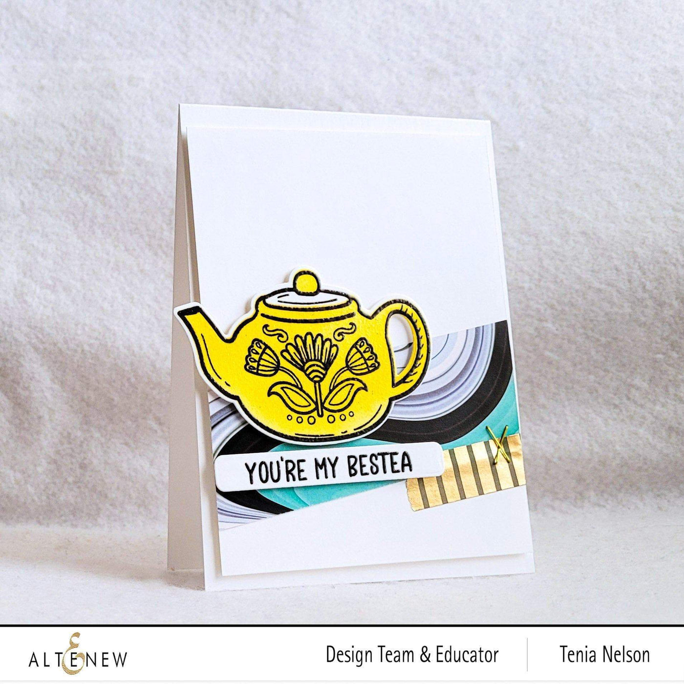 Stamp & Die & Stencil Bundle Tea For Two