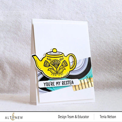 Stamp & Die & Stencil Bundle Tea For Two